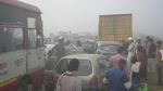 Kabut Tebal Picu Tabrakan Beruntun di Jalan Tol Delhi