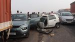 Kabut Tebal Picu Tabrakan Beruntun di Jalan Tol Delhi