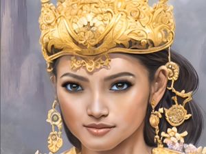 Begini Wajah Ken Dedes dan Roro Jonggrang Versi AI, Mirip dengan di Kisahnya?