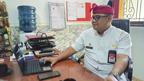 Kepala Diskominfo Tabanan, I Putu Dian Setiawan. (chairul amri simabur/detikBali)