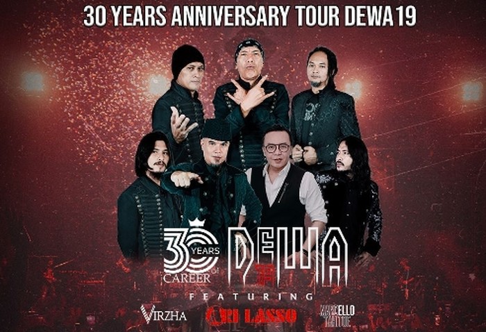 Konser Dewa 19 di Bali pada 3 Maret 2023. (instagram @sagaphoria)