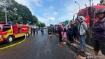 Potret Kebakaran Gudang Plastik di Maros Sempat Picu Kemacetan 4,5 Km
