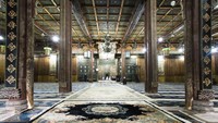 Jika dilihat, gaya arsitekturnya merupakan kombinasi dari arsitektur tradisional Tiongkok dan seni Islam. Foto: Getty Images/karenfoleyphotography