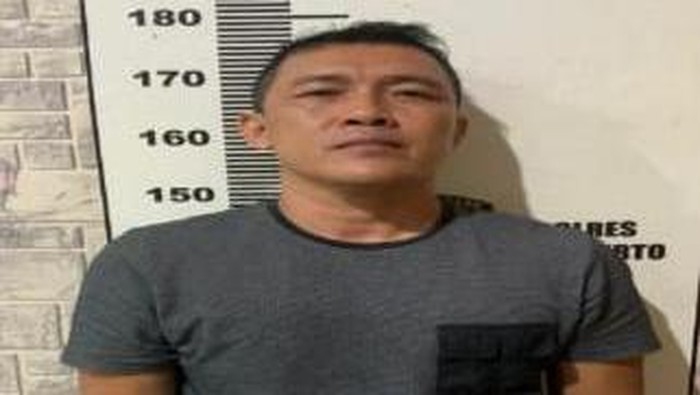 Pelaku penipuan di Mojokerto saat ditangkap