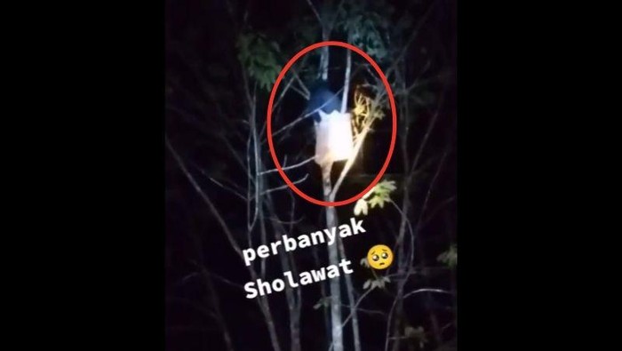 Penampakan Kuntilanak. (Foto: Istimewa)