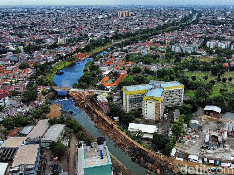 Progres Terkini Sodetan Ciliwung yang Sempat Mangkrak 6 Tahun