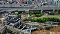 Untuk diketahui, total panjang terowongan sodetan Kali Ciliwung menuju KBT ini mencapai 1,2 kilometer. Pradita Utama/detikcom