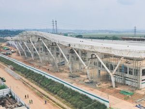 Terbaru! Penampakan Stasiun Kereta Cepat di Karawang