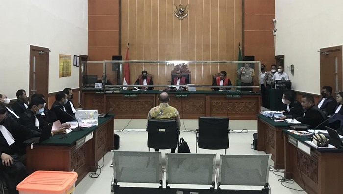 Sidang Irjen Teddy Minahasa (Firda-detikcom)