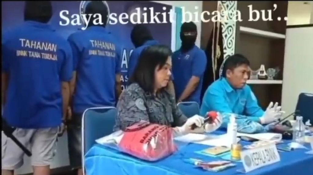 Heboh Pengedar Narkoba di Tana Toraja Ngaku Dilindungi Polres Saat Konpers