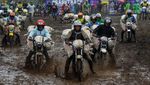 Tangkasnya Ojek-ojek Gunung Balapan di Garut