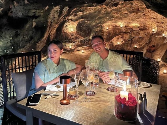 The Secret Cave Bali, tempat makan malam romantis Raffi Ahmad dan Nagita Slavina