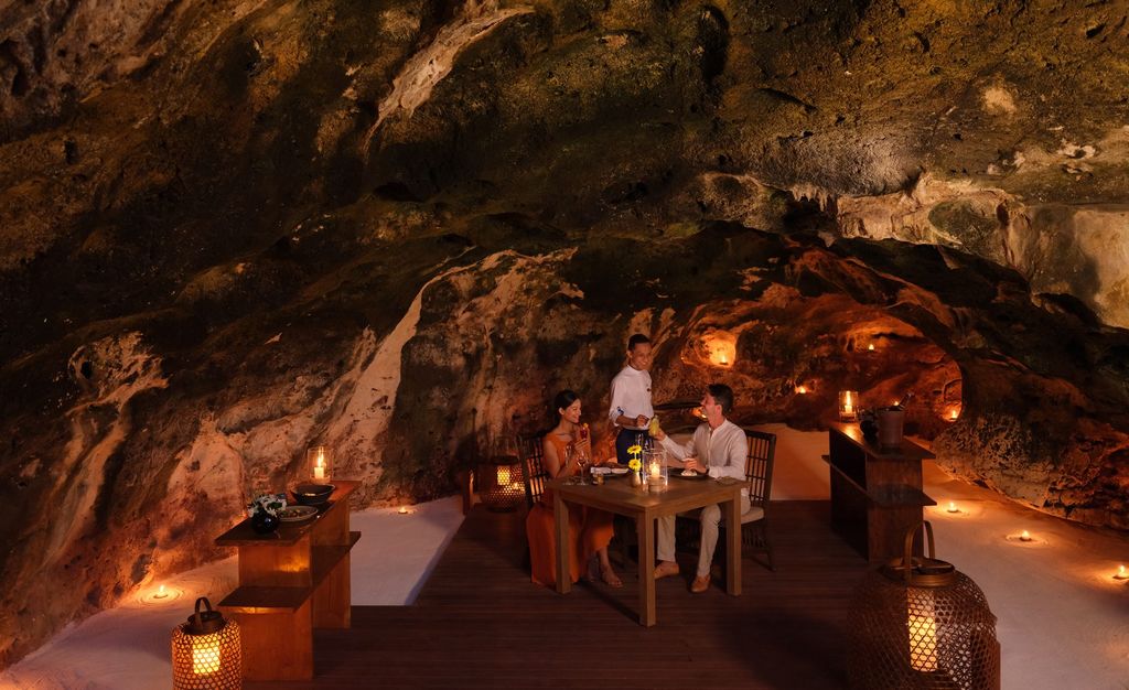 The Secret Cave Bali, tempat makan malam romantis Raffi Ahmad dan Nagita Slavina