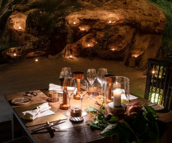 The Secret Cave Bali, tempat makan malam romantis Raffi Ahmad dan Nagita Slavina