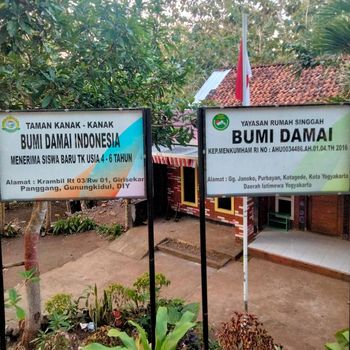 TK Bumi Damai Nusantara di Gunungkidul, DIY.