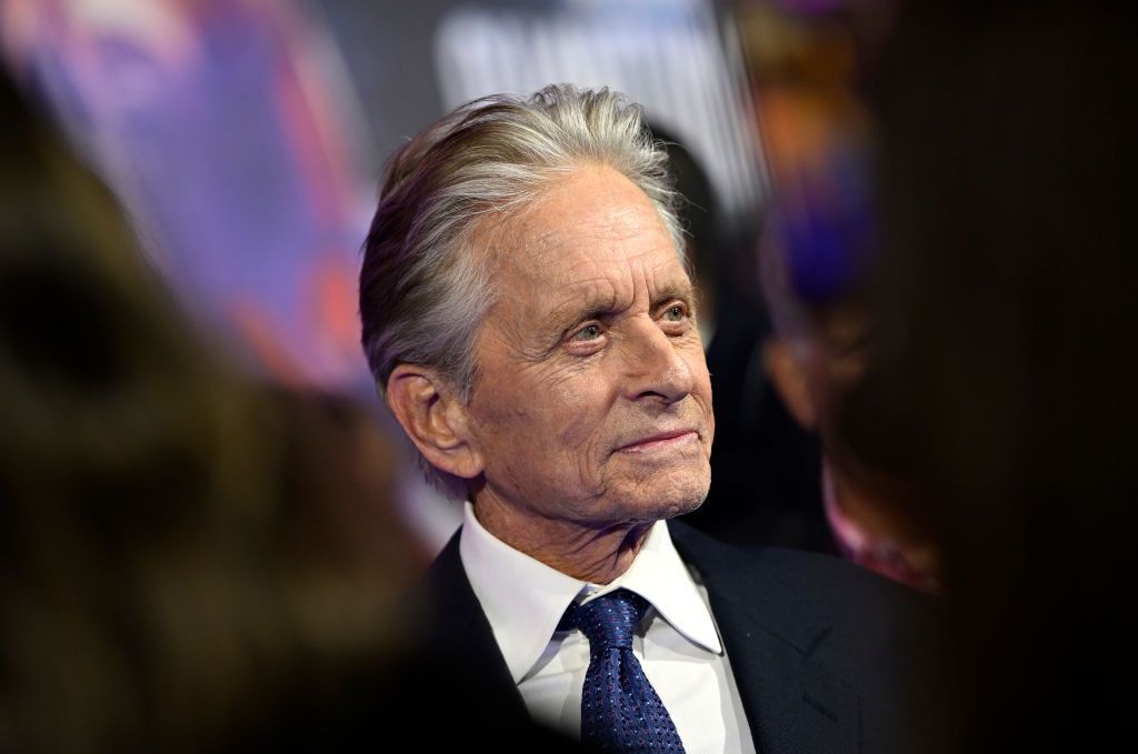 Michael Douglas saat menghadiri Gala Screening film Ant-Man and the Wasp: Quantumania di BFI IMAX Waterloo, London, Inggris, pada 16 Februari 2023.