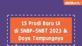 Infografis: 15 Prodi Baru UI di SNBP-SNBT 2023 & Daya Tampungnya