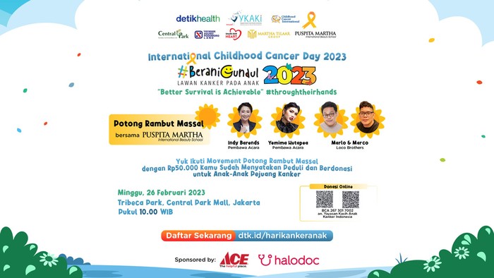 Hari Kanker Anak 2023, YKAKI Kembali Gelar Gerakan #BeraniGundul