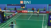 Ajang BNI Sirnas B Kepri 2023 memasuki hari kedua setelah diawali pada hari Senin (20/2) kemarin. Foto: Bayu Baskoro/detikcom