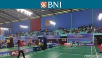 BNI Sirnas B Kepri 2023 menjadi seri kedua dari rangkaian BNI Sirnas 2023, ajang pencarian bibit muda bulutangkis di Indonesia. Foto: Bayu Baskoro/detikcom