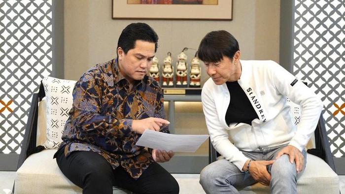 erick thohir shin tae-yong shin tae yong ketum pssi pssi timnas indonesia sty