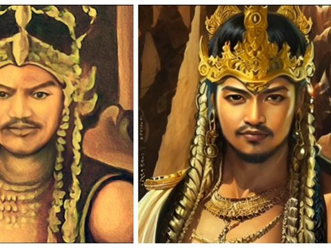 Gambar Prabu Siliwangi dalam AI