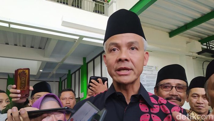 Gubernur Jateng Ganjar Pranowo di Magelang, Selasa (21/2/2023).