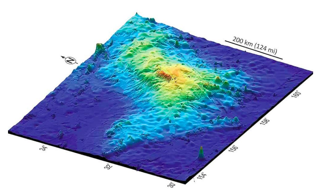 Gunung api bawah laut terbesar di dunia