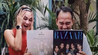 Iwet Ramadhan merupakan sahabat Luna Maya. Keduanya sering menunjukkan momen bahagia, salah satunya ketika mereka sedang asik sarapan. Foto: Instagram @iwetramadhan