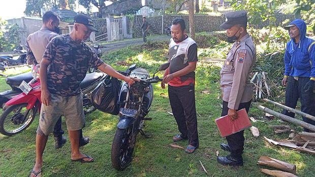 Kecelakaan pelajar di Jalan Karangpandan- Mojogedang tepatnya di Desa Tohkuning, Kecamatan Karangpandan, Karanganyar, Selasa (21/2/2023).