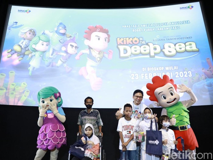 Nobar Kiko In The Deep Sea bareng anak disabilitas.