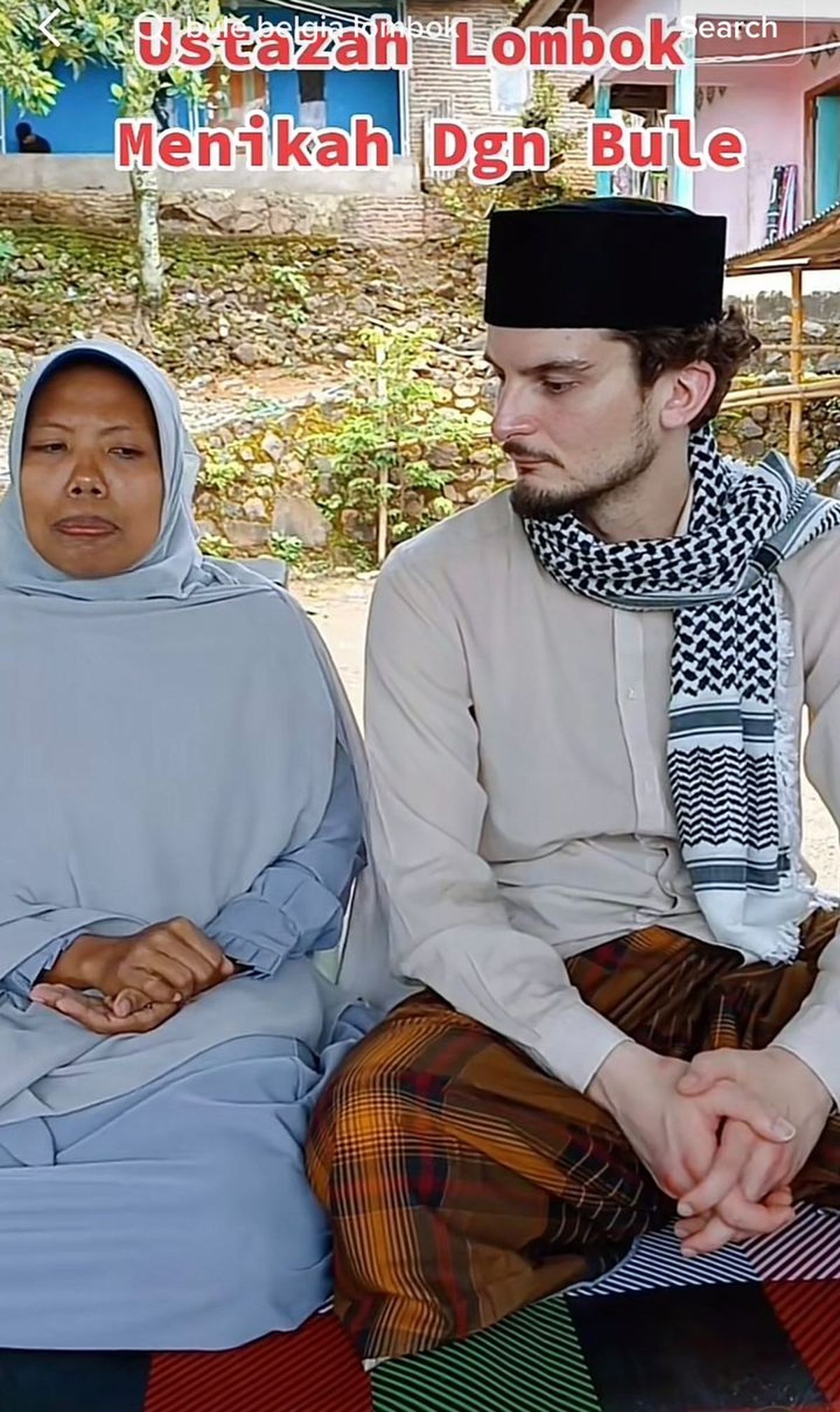 Viral Ustazah Lombok Dinikahi Bule Tampan Belgia, Kenalan via Aplikasi Jodoh