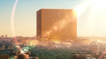 Ada juga yang menyamakannya dengan Tesseract, yakni kubus yang dalam Marvel Cinematic Universe, dan netizen lain menyebut bentuknya mirip Borg Cube yakni pesawat ruang angkasa atau markas di Star Trek. Foto: Newmurabba.com