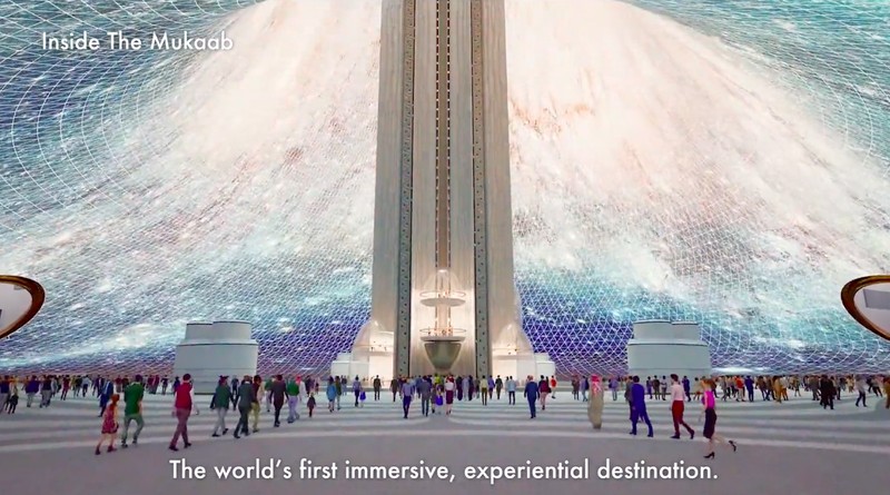 Mukaab kota kubus mirip Ka'bah