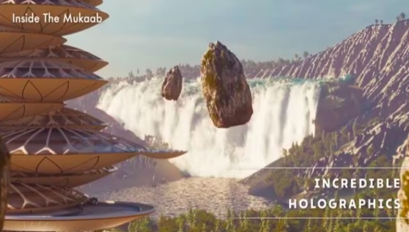 Mukaab kota kubus mirip Ka'bah