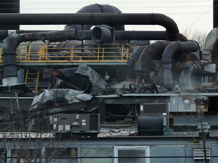 Pabrik Logam di Ohio Meledak, Begini Kerusakannya