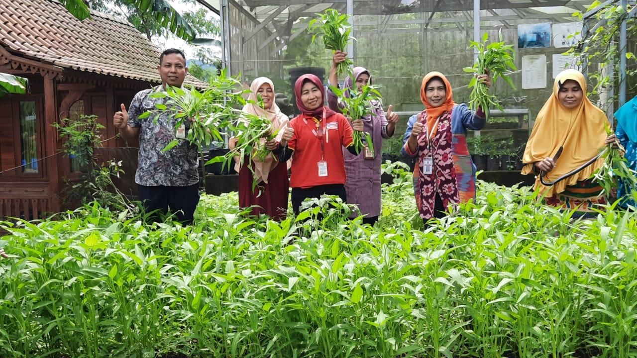 Peresmian Kampung Alfamart Sahabat Bumi di Jakarta Selatan