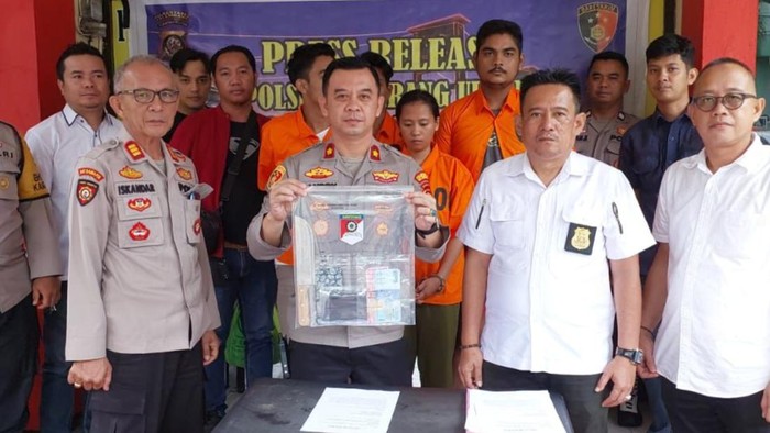 Polisi ungkap pemerasan modus Open BO di Sumsel. (Foto: Istimewa)