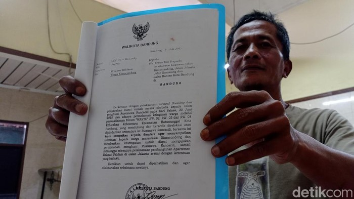 Sekretaris Komunitas Pejuang Revitalisasi Achadiat Munandar tagih janji pemkot.