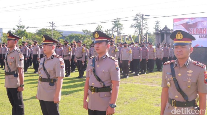 Serah terima jabatan dua kasat di Polres Klaten, Selasa (21/2/2023).