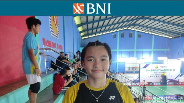 Victoria Grace Matriska, pebulutangkis muda klub Jaya Raya yang main di BNI Sirnas B Batam 2023