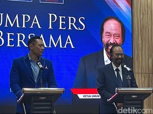 AHY Dampingi Anies? Paloh: Potongan Ganteng, Lebih dari Pantas