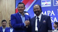 AHY dan Paloh sepakat menilai sistem proporsional pemilu terbuka adalah terbaik. Sistem mencoblos gambar caleg ini dinilai AHY cocok dengan demokrasi Indonesia.