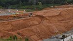 Foto Udara Proyek Bendungan yang Jadi Sumber Air 2 Juta Orang di IKN