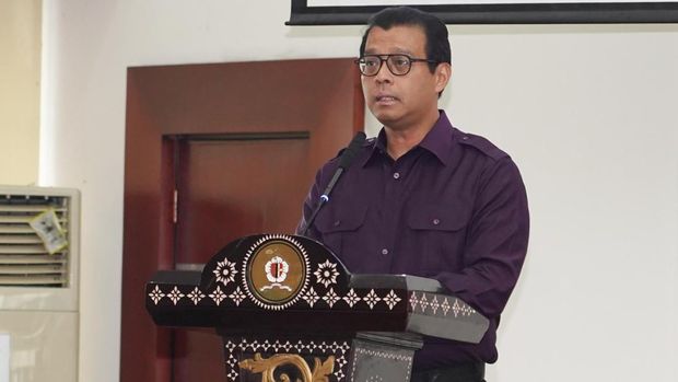 Gubernur Lemhannas RI Andi Widjajanto, dalam Forum Komunikasi Bersama Para Pemimpin Redaksi Media Massa. (Dok. Lemhannas)