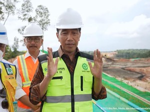 Jokowi Jamin Tol Balikpapan Tembus IKN Rampung Akhir 2024