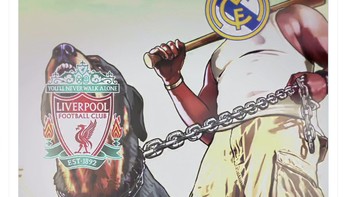 Real Madrid benar-benar mengendalikan Liverpool. Foto: Twitter
