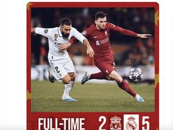 Meme Keperkasaan Real Madrid Bantai Liverpool