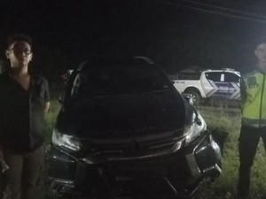 Mobil Pajero yang Dimassa di Jalanan Palembang Hasil Curian