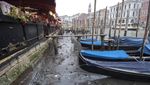 Penampakan Langka Kanal Venesia Surut, Peringatan Baru Kekeringan Italia